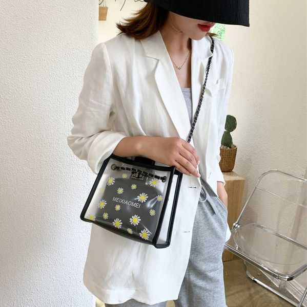 ins super daisy single shoulder small bag women's bag 2020 fashion transparent mini cartoon mobile phone chain
ins super daisy single shoulder small bag women's bag 2020 fashion transparent mini cartoon mobile phone chain