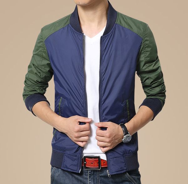 spring autumn thin men casual slim outwear bomber jacket fashion stand collar jaqueta plus size hj506, Black;brown
spring autumn thin men casual slim outwear bomber jacket fashion stand collar jaqueta plus size hj506, Black;brown
