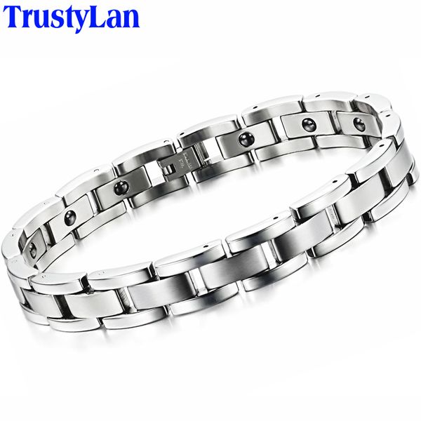 trustylan pulseiras masculinas fashion vintage mens bracelets stainless steel jewelry healthy magnetic bracelet men armband, Golden;silver
trustylan pulseiras masculinas fashion vintage mens bracelets stainless steel jewelry healthy magnetic bracelet men armband, Golden;silver