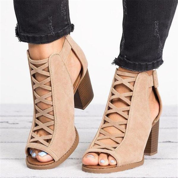 diweini 2019 new vintage elegant mid square heel women's sandals summer style peep toe cross tied buckle shoes woman shoes jt313, Black
diweini 2019 new vintage elegant mid square heel women's sandals summer style peep toe cross tied buckle shoes woman shoes jt313, Black