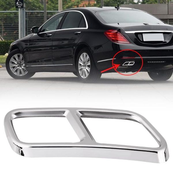 1 pair rear dual exhaust end pipe tip sticker cover trim for gl x166 13-15 s r class w222 w251 10-17 silver new
1 pair rear dual exhaust end pipe tip sticker cover trim for gl x166 13-15 s r class w222 w251 10-17 silver new
