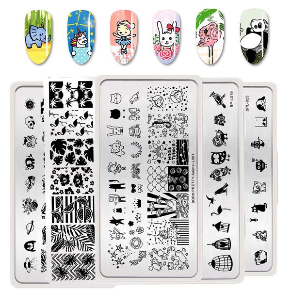 born pretty animal series stamping template rectangle panda nail art stamp stamping template stencil stainles steel manicure too, White
born pretty animal series stamping template rectangle panda nail art stamp stamping template stencil stainles steel manicure too, White
