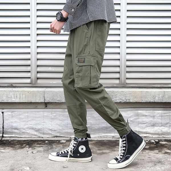 2019 spring streetwear harem jogger pants men cotton casual sweatpants side-pocket solid cargo men trousers, Black
2019 spring streetwear harem jogger pants men cotton casual sweatpants side-pocket solid cargo men trousers, Black