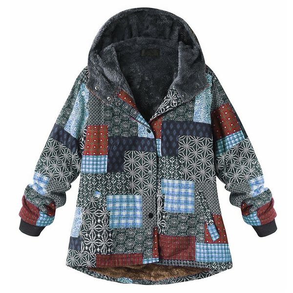 m~5xl plus size women winter hooded long sleeve vintage ladies fleece thick coats zipper coat female outwear chaqueta mujer, Black
m~5xl plus size women winter hooded long sleeve vintage ladies fleece thick coats zipper coat female outwear chaqueta mujer, Black