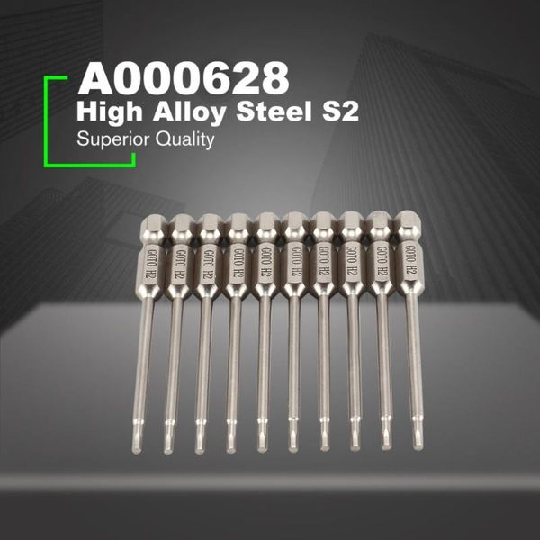 goto h2 10 pcs sh1/4, 75mm long s2 magnetic hex head screwdriver bit watch phone repair hand tools household repair tools
goto h2 10 pcs sh1/4, 75mm long s2 magnetic hex head screwdriver bit watch phone repair hand tools household repair tools