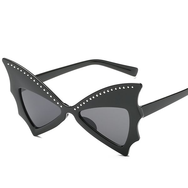 2018 new fashion oversize sunglasses women bat sharp shades sun glasses rivet big frame sunglass personality dance party glasses, White;black
2018 new fashion oversize sunglasses women bat sharp shades sun glasses rivet big frame sunglass personality dance party glasses, White;black