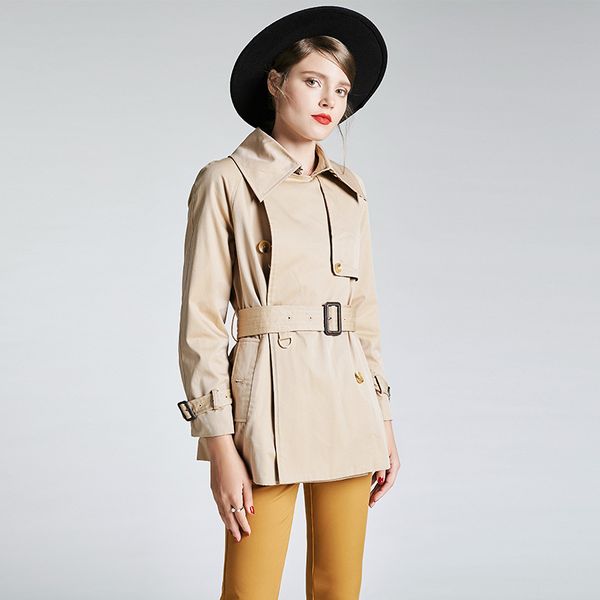 2019 winter b brand design trench coat women classic plaid lining england style trench elegant double breasted khaki outwears, Tan;black
2019 winter b brand design trench coat women classic plaid lining england style trench elegant double breasted khaki outwears, Tan;black