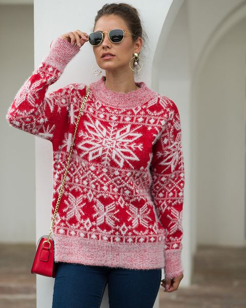 yelite winter warm christmas sweaters women new year fashion o-neck knitted sweater dress pullovers bodycon knitwear clothes, White;black
yelite winter warm christmas sweaters women new year fashion o-neck knitted sweater dress pullovers bodycon knitwear clothes, White;black
