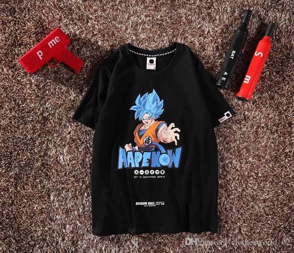 mens designer men t shirts 19ss new box logo big monkey brand joint name style mens t shirt dragon ball wukong printed pattern men shirt, White;black
mens designer men t shirts 19ss new box logo big monkey brand joint name style mens t shirt dragon ball wukong printed pattern men shirt, White;black