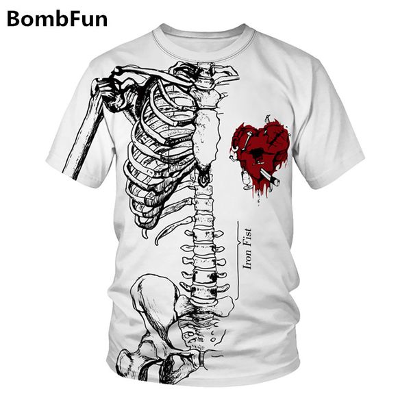 men&women summer t-shirt skull t shirt 3d print funny t-shirts hip hop motorcycle punk tees couples pullovers, White;black 
men&women summer t-shirt skull t shirt 3d print funny t-shirts hip hop motorcycle punk tees couples pullovers, White;black