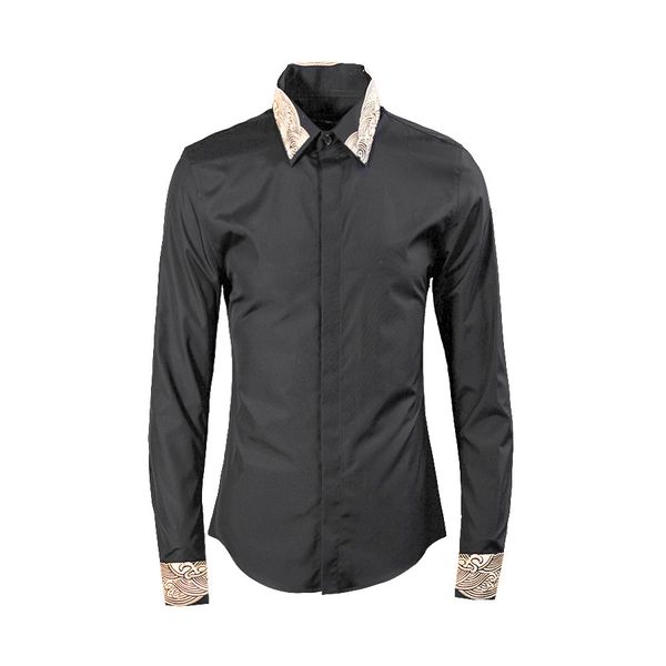 spring long-sleeved cotton shirts men brand embroidery black high end shirts male fashion casual shirt mens overhemd camisa, White;black
spring long-sleeved cotton shirts men brand embroidery black high end shirts male fashion casual shirt mens overhemd camisa, White;black