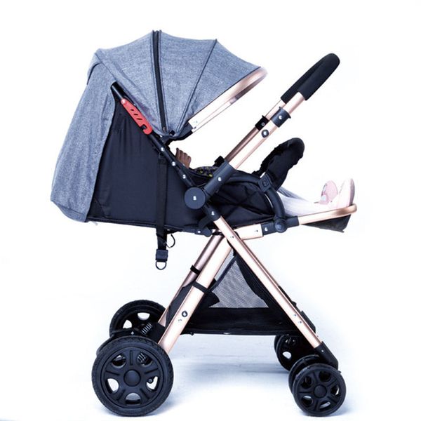 high landscape baby stroller light stroller two-way baby pram newborn umbrella carriage shock fold kid carriage send 8 gifts
high landscape baby stroller light stroller two-way baby pram newborn umbrella carriage shock fold kid carriage send 8 gifts