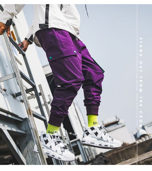 2019 new mens cargo camouflage pants bottom trousers solid cotton loose breathable pockets hip hop streetwear, Black
2019 new mens cargo camouflage pants bottom trousers solid cotton loose breathable pockets hip hop streetwear, Black