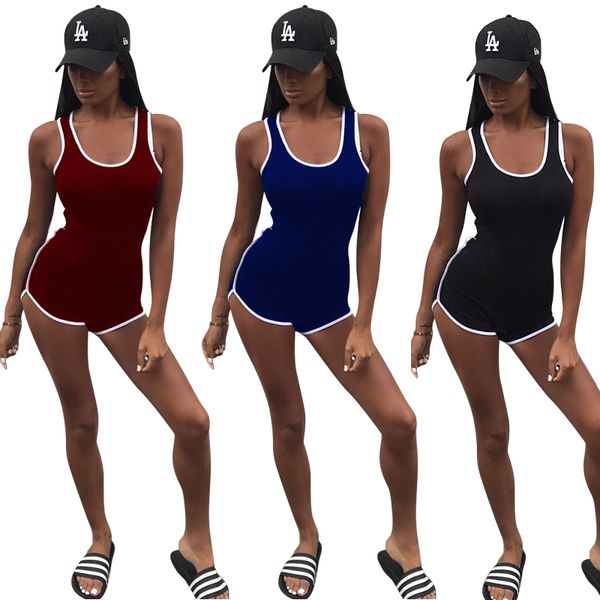 wantmove 2019 new summer europen and american women jumpsuit shorts solid color sleeveless club jumpsuit shorts wm592, Black;white
wantmove 2019 new summer europen and american women jumpsuit shorts solid color sleeveless club jumpsuit shorts wm592, Black;white