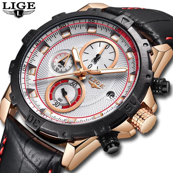 lige rose gold watch men's fashion men's quartz watch sports waterproof relogio masculino, Slivery;brown
lige rose gold watch men's fashion men's quartz watch sports waterproof relogio masculino, Slivery;brown