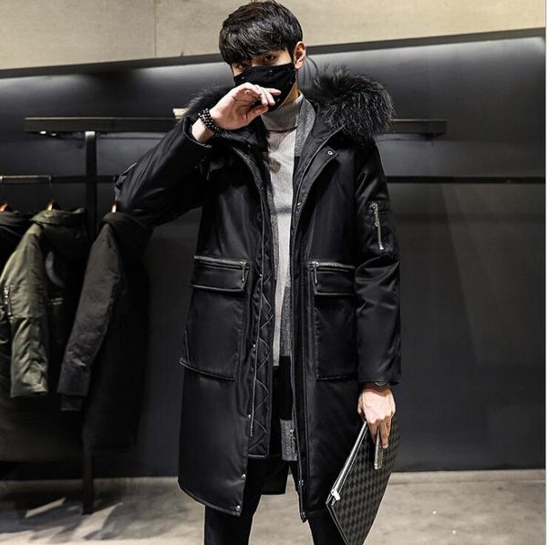 2018 new arrival winter jacket men coat duck down jacket with fur hood removable parka men coat masculine, Black
2018 new arrival winter jacket men coat duck down jacket with fur hood removable parka men coat masculine, Black