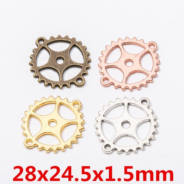 25pcs 25mm vintage silver rose gold gear connector charms antique bronze pendants for bracelet necklace earring diy jewelry make, Bronze;silver
25pcs 25mm vintage silver rose gold gear connector charms antique bronze pendants for bracelet necklace earring diy jewelry make, Bronze;silver