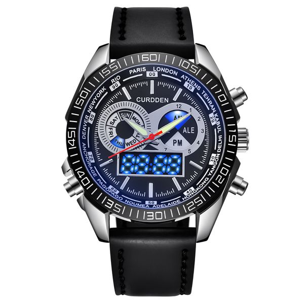 brand led digital dual time display business watches for men sport quartz chronograph watch gift relogio masculino hombre reloj, Slivery;brown
brand led digital dual time display business watches for men sport quartz chronograph watch gift relogio masculino hombre reloj, Slivery;brown