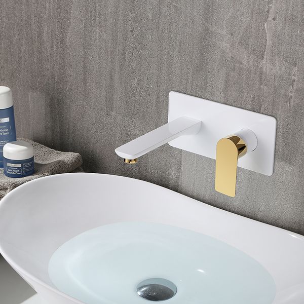 Wall Mounted Basin Faucet Single Handle Gold/Chrome Bathroom Mixer Tap Hot Cold Sink Faucet Basin Crane In Wall Wash Faucet
Wall Mounted Basin Faucet Single Handle Gold/Chrome Bathroom Mixer Tap Hot Cold Sink Faucet Basin Crane In Wall Wash Faucet