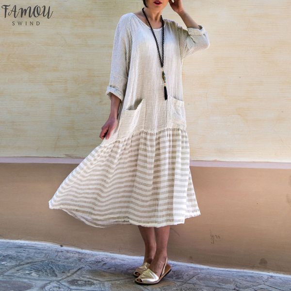 dress for women 2020 vintage bohemian long dress casual long sleeve stripe patchwork loose party vestidos female oversized, Black;gray
dress for women 2020 vintage bohemian long dress casual long sleeve stripe patchwork loose party vestidos female oversized, Black;gray