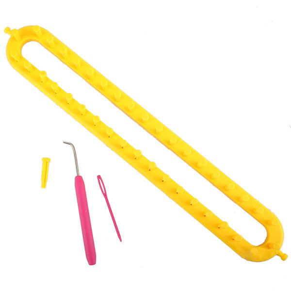 manual scarf weaving plastic craft tool sweater sewing hat multifunction portable diy knitting looms home handmade suture needle
manual scarf weaving plastic craft tool sweater sewing hat multifunction portable diy knitting looms home handmade suture needle