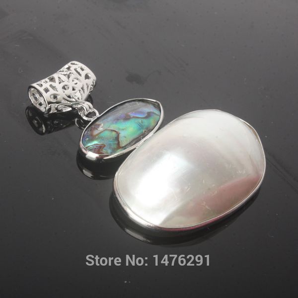 beautiful natural white conch & abalone shell irregular inlaid bead pendant 1pcs, Silver
beautiful natural white conch & abalone shell irregular inlaid bead pendant 1pcs, Silver