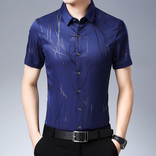 selling product in 2020 summer men's short-sleeved shirt slim men's shirt casual half-sleeved printed, White;black
selling product in 2020 summer men's short-sleeved shirt slim men's shirt casual half-sleeved printed, White;black