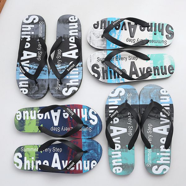 slippers fashion summer flip flops men outdoor anti-slip beach shoes graffiti breathable wear-resistant bath, Black
slippers fashion summer flip flops men outdoor anti-slip beach shoes graffiti breathable wear-resistant bath, Black