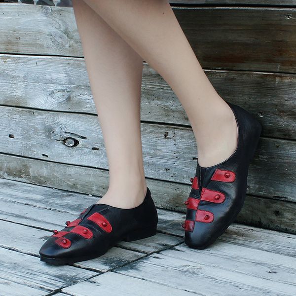 2020 spring soft sole womens shoes flat with mother's loafers comfort casual female flats handmade genuine leather shoes, Black
2020 spring soft sole womens shoes flat with mother's loafers comfort casual female flats handmade genuine leather shoes, Black