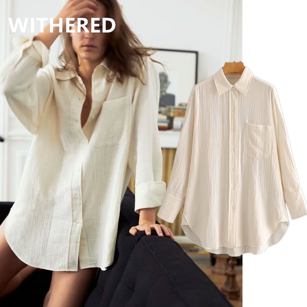 withered indie folk vintage texture pockets boyfriend blouse women blusas mujer de moda 2020 loose shirt womens plus size, White
withered indie folk vintage texture pockets boyfriend blouse women blusas mujer de moda 2020 loose shirt womens plus size, White
