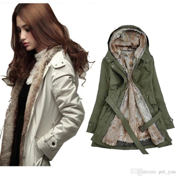 women down parkas lady winter clothing girl's faux warn fur outwear lining fur jackets overcoat coats, Tan;black
women down parkas lady winter clothing girl's faux warn fur outwear lining fur jackets overcoat coats, Tan;black