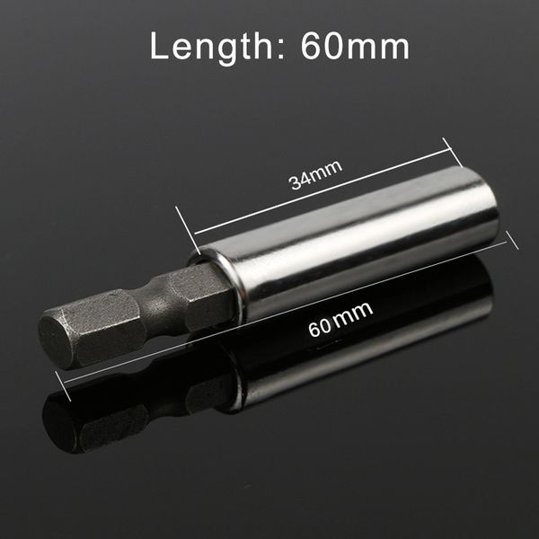 hoen 1pcs 1/4" hex shank holder connection rod adapter sleeve 60mm hex shank quick release magnetic screwdriver extension bit
hoen 1pcs 1/4" hex shank holder connection rod adapter sleeve 60mm hex shank quick release magnetic screwdriver extension bit