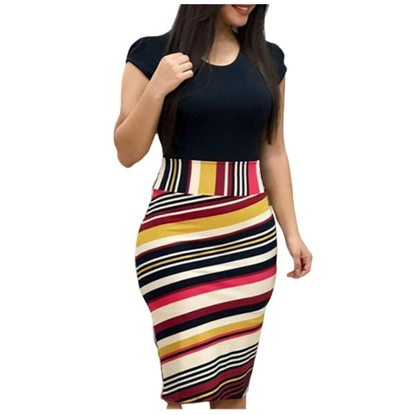 summer casual short sleeve patchwork dress plus size 5xl women bodycon rainbow print dress slim mini party dresses vestidos, Black;gray
summer casual short sleeve patchwork dress plus size 5xl women bodycon rainbow print dress slim mini party dresses vestidos, Black;gray