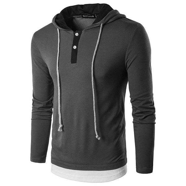 осень моды поддельные 2pcs толстовки мужские толстовки проектировщик solid men street hiphop пуловеры, Black
осень моды поддельные 2pcs толстовки мужские толстовки проектировщик solid men street hiphop пуловеры, Black