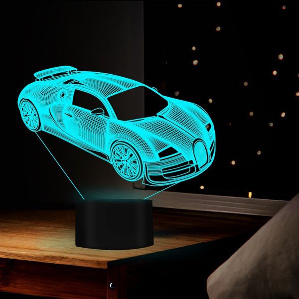 acrylic material colorful 3d night light creative electronic led night light sports car shape night light 
acrylic material colorful 3d night light creative electronic led night light sports car shape night light
