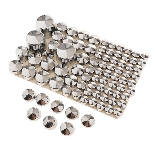 87pcs chrome abs bolt ers caps covers plug for harley softail twin cam motorcycle repair, corrosion resistance
87pcs chrome abs bolt ers caps covers plug for harley softail twin cam motorcycle repair, corrosion resistance