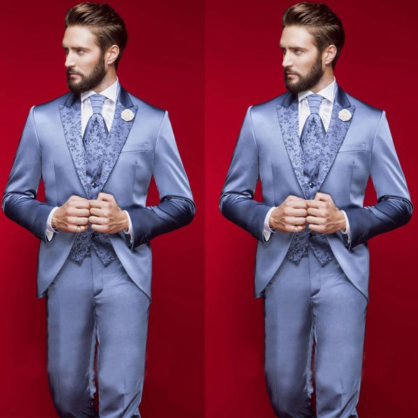 blue wedding tuxedos 2019 new floral pattern notched lapel mens prom pants suits 2 pieces groom wear for wedding party, Black;gray
blue wedding tuxedos 2019 new floral pattern notched lapel mens prom pants suits 2 pieces groom wear for wedding party, Black;gray
