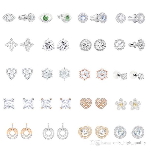 autumn new original 925 sterling silver diy popular brand round heart inlaid gem earring sculpture is suitable for party, Golden
autumn new original 925 sterling silver diy popular brand round heart inlaid gem earring sculpture is suitable for party, Golden