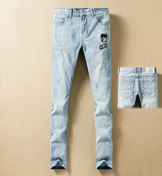 20ss luxury designer mens jeans denim fashion embroidery slim fit mens jean motorcycle bike jeans high street designer jeans size 28-38, Blue
20ss luxury designer mens jeans denim fashion embroidery slim fit mens jean motorcycle bike jeans high street designer jeans size 28-38, Blue
