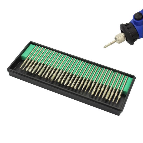 30pcs 3mm shank drill bit set grinding head polishing wheel diamond burs for metal wood stone engraving power tool accessories
30pcs 3mm shank drill bit set grinding head polishing wheel diamond burs for metal wood stone engraving power tool accessories