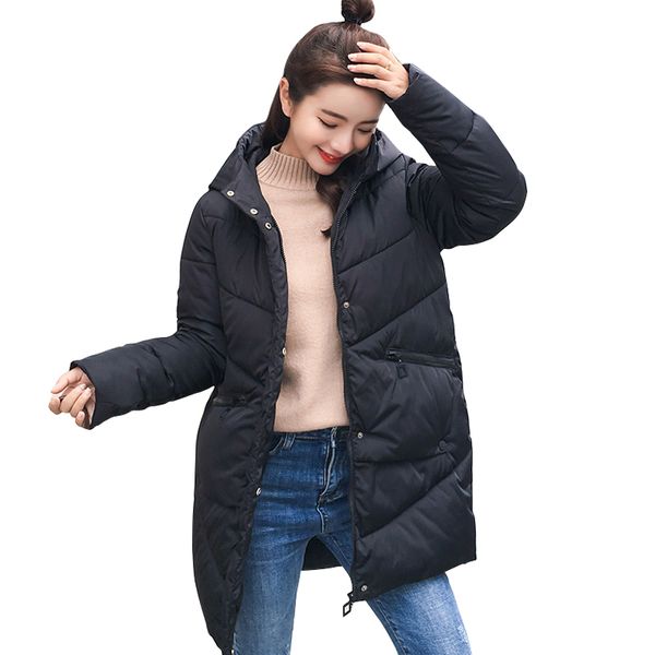 new parka women 2018 winter jacket women coats hooded ladies coats female parka thick cotton padded lining winter female, Black
new parka women 2018 winter jacket women coats hooded ladies coats female parka thick cotton padded lining winter female, Black