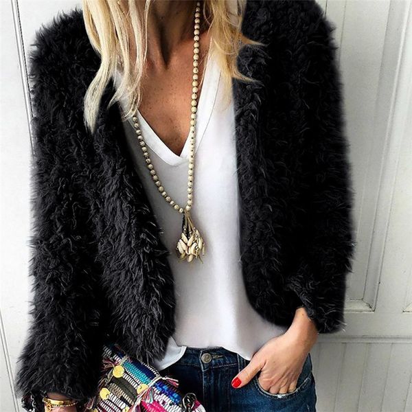 2019 new loose kimono coat womens ladies warm artificial wool coat jacket lapel winter outerwear korean fashion short, Black;brown
2019 new loose kimono coat womens ladies warm artificial wool coat jacket lapel winter outerwear korean fashion short, Black;brown
