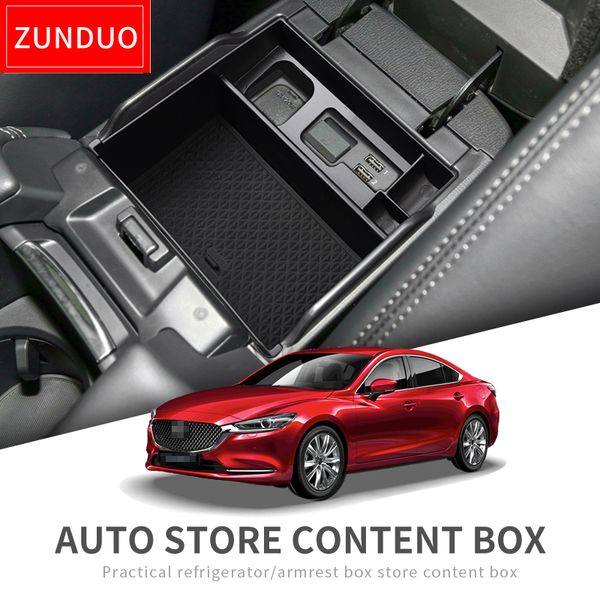 zunduo car armrest box storage for 6 atenza 2019 2020 accessories organizer center console tray box black
zunduo car armrest box storage for 6 atenza 2019 2020 accessories organizer center console tray box black