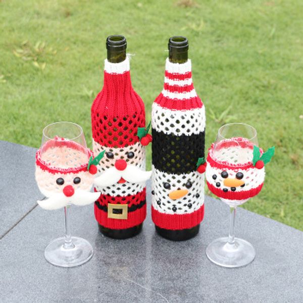 2019 new christmas decorations printing wine bottle cover wine champagne bottle set cartoon wine bottle bag
2019 new christmas decorations printing wine bottle cover wine champagne bottle set cartoon wine bottle bag