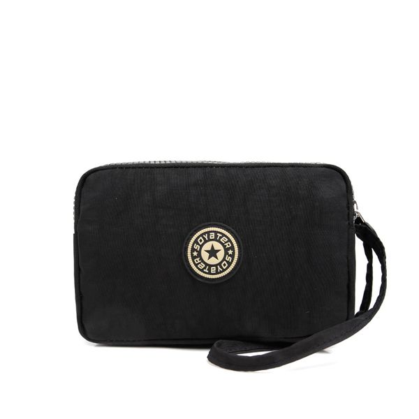 new women clutches coin purse nylon small wallet washer wrinkle fabric phone purse three zippers portable make-up mini bag, Red;black
new women clutches coin purse nylon small wallet washer wrinkle fabric phone purse three zippers portable make-up mini bag, Red;black