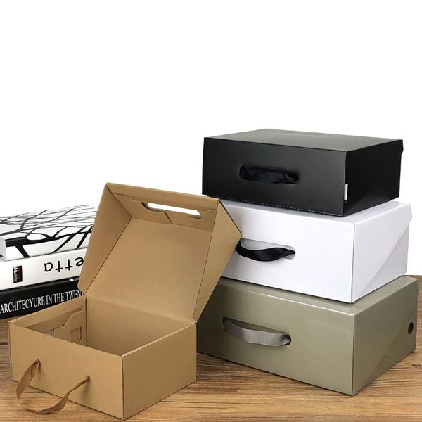 customized gift box packing portable cardboard rope shoe packaging box shopping fit for clothing shoes hair wig
customized gift box packing portable cardboard rope shoe packaging box shopping fit for clothing shoes hair wig