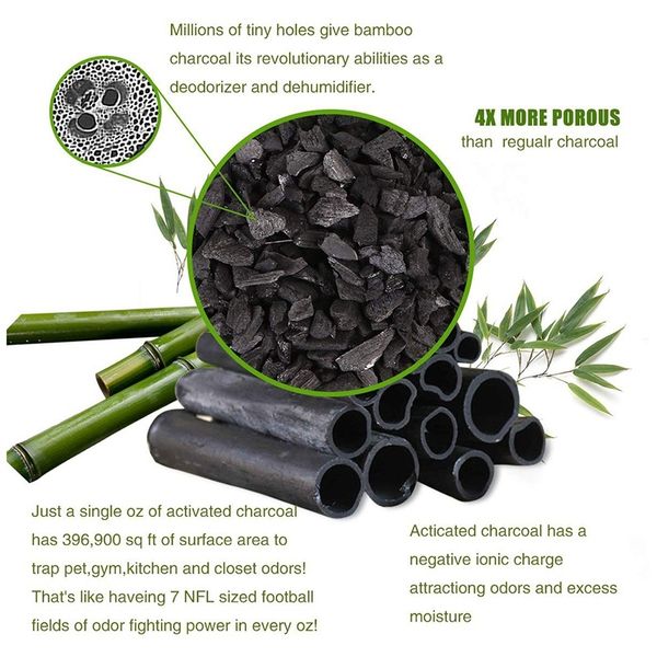 12 pack 75g each bamboo charcoal air purifying bag, travel size shoe deodorizer, natural air freshener, odor eliminator, activat
12 pack 75g each bamboo charcoal air purifying bag, travel size shoe deodorizer, natural air freshener, odor eliminator, activat