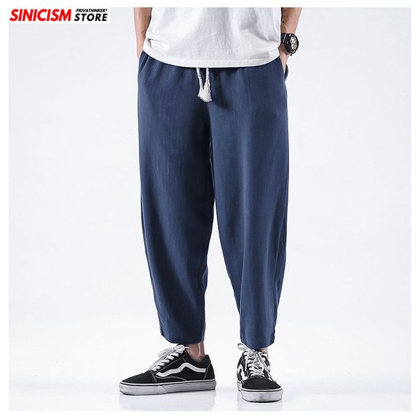 sinicism store autumn causal leggings pants 2019 chinese style solid cotton pants mens loose harem male 5xl, Black
sinicism store autumn causal leggings pants 2019 chinese style solid cotton pants mens loose harem male 5xl, Black