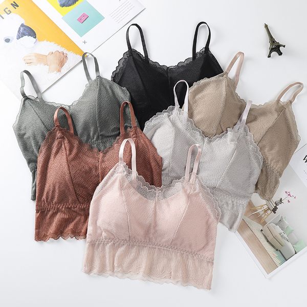 linbaiway fashion undewear bras for women push up bralette girls tank camis wireless brassiere lingerie vest bras, Red;black
linbaiway fashion undewear bras for women push up bralette girls tank camis wireless brassiere lingerie vest bras, Red;black