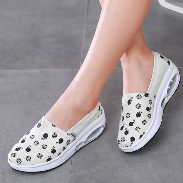 spring women flat shoes casual sneakers platform wedges shoes slip on woman breathable lightweight swing footwear trainers, Black
spring women flat shoes casual sneakers platform wedges shoes slip on woman breathable lightweight swing footwear trainers, Black